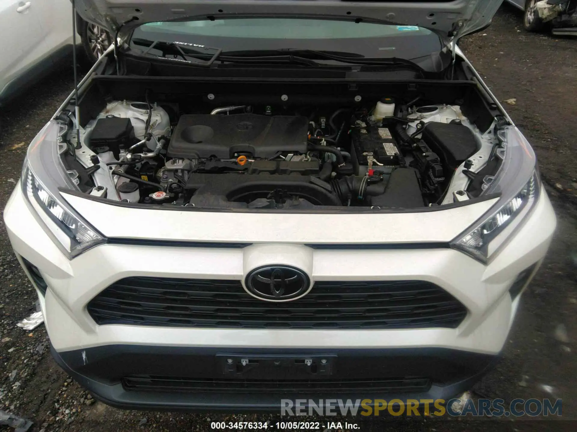 10 fotografías del automóvil dañado 2T3A1RFV8MW201557 TOYOTA RAV4 2021