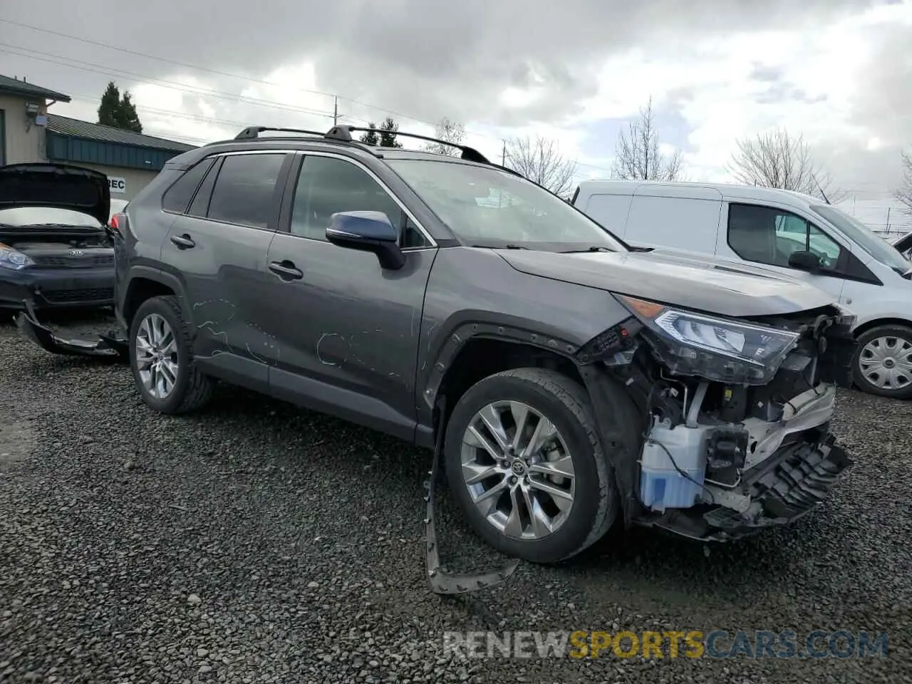 4 fotografías del automóvil dañado 2T3A1RFV9MC181112 TOYOTA RAV4 2021