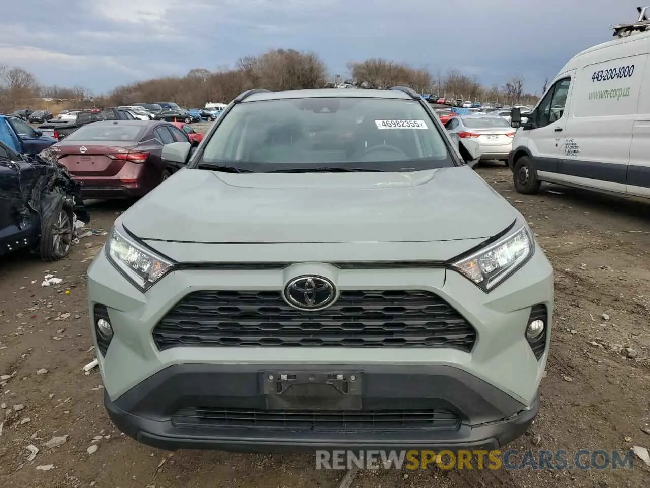 5 fotografías del automóvil dañado 2T3A1RFV9MW235409 TOYOTA RAV4 2021