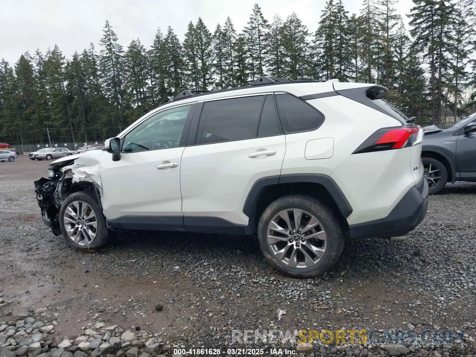 14 fotografías del automóvil dañado 2T3A1RFVXMW246421 TOYOTA RAV4 2021