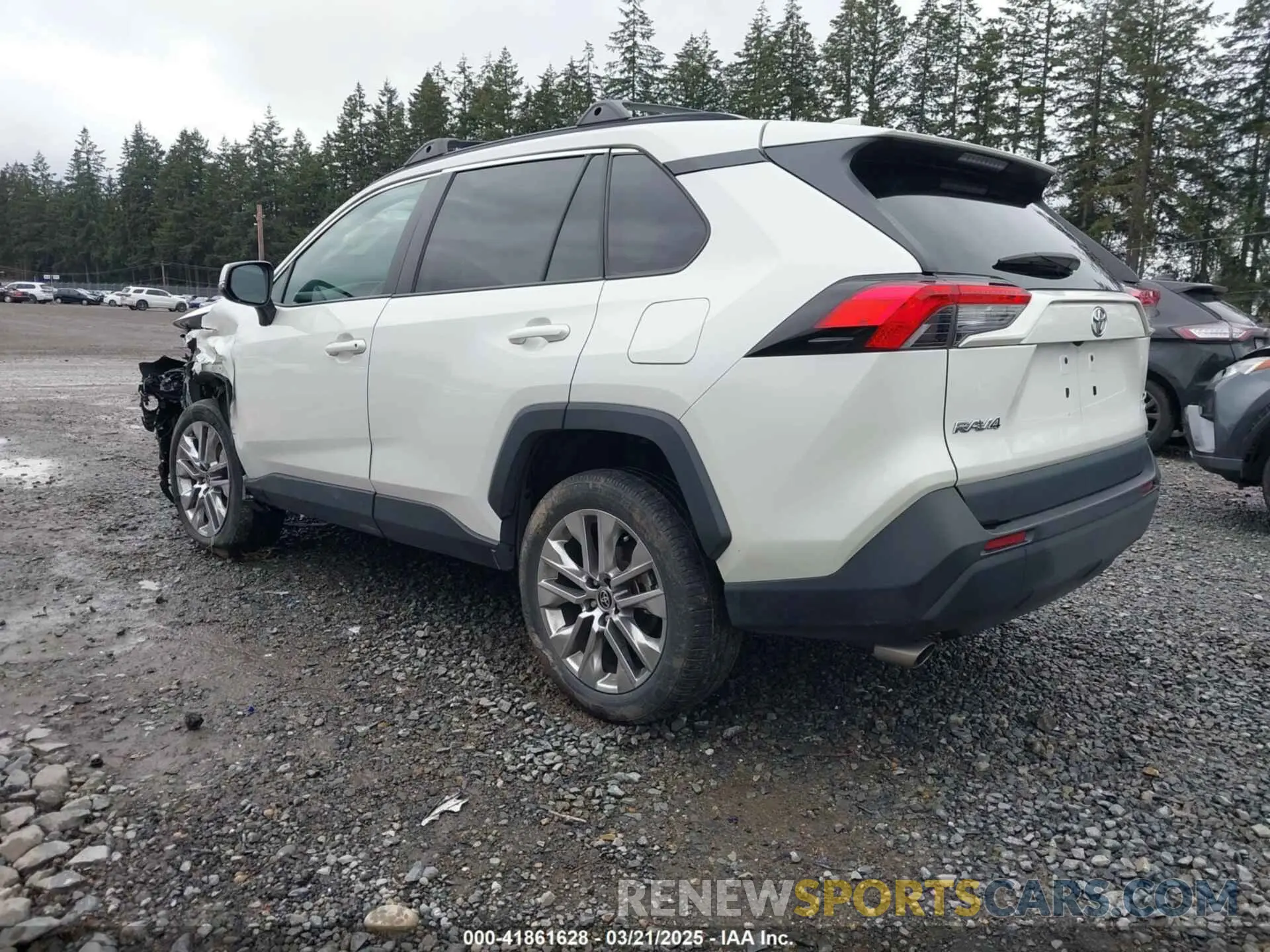 3 fotografías del automóvil dañado 2T3A1RFVXMW246421 TOYOTA RAV4 2021
