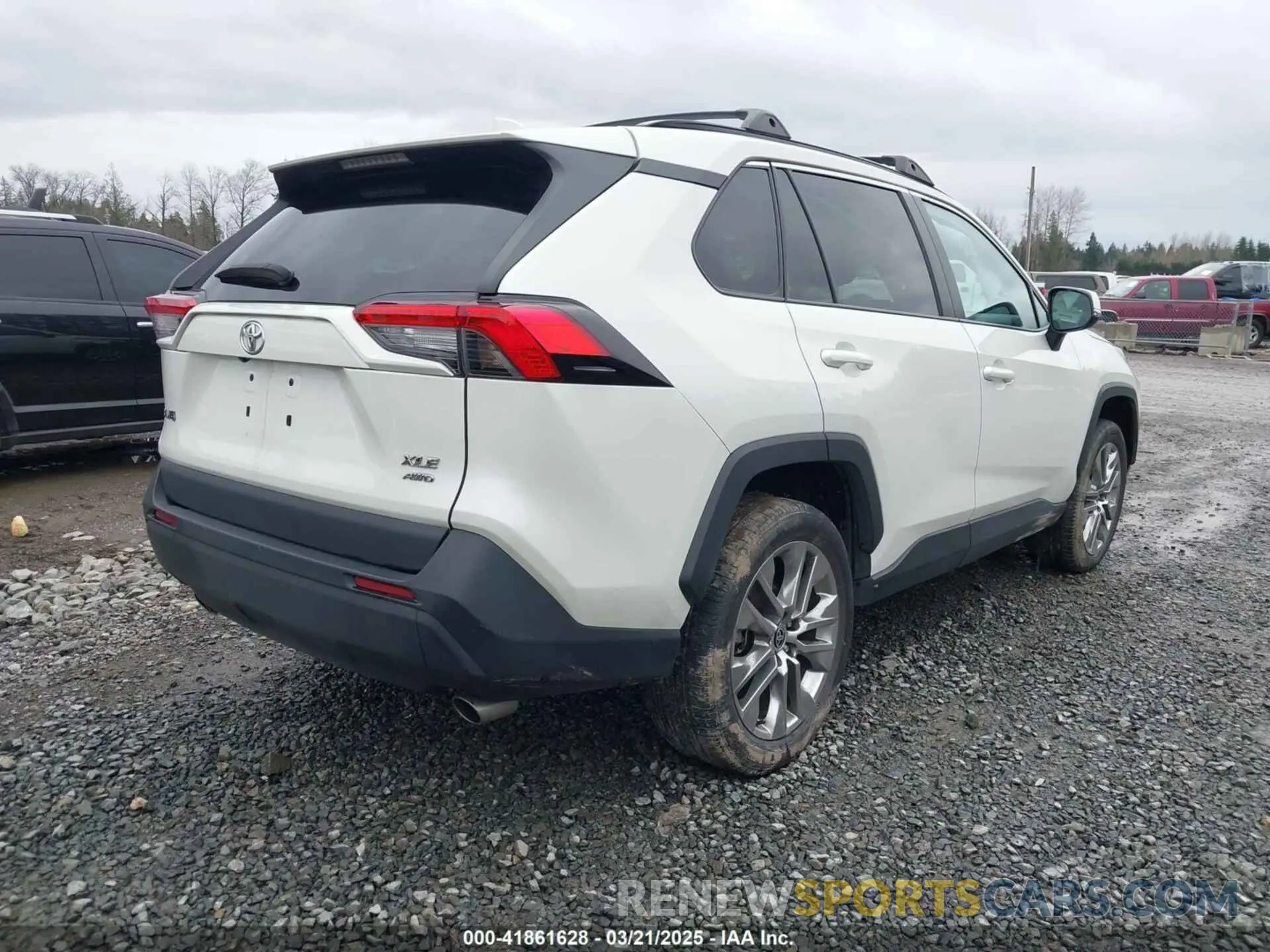 4 fotografías del automóvil dañado 2T3A1RFVXMW246421 TOYOTA RAV4 2021