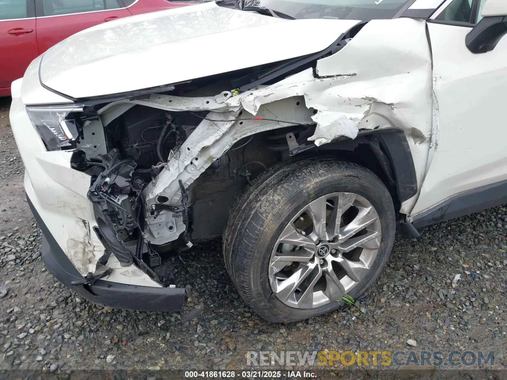 6 fotografías del automóvil dañado 2T3A1RFVXMW246421 TOYOTA RAV4 2021