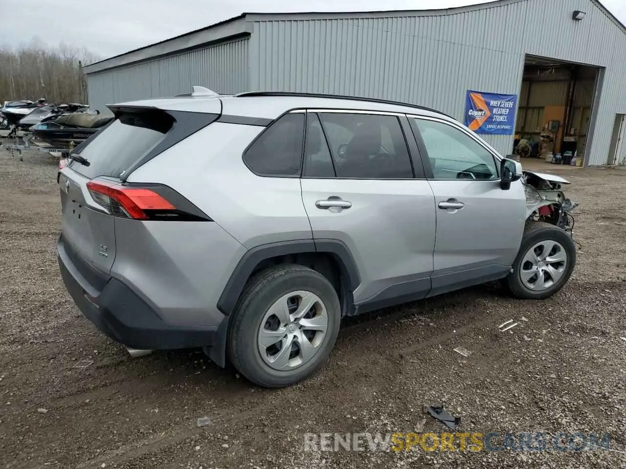 3 fotografías del automóvil dañado 2T3B1RFV2MC207084 TOYOTA RAV4 2021
