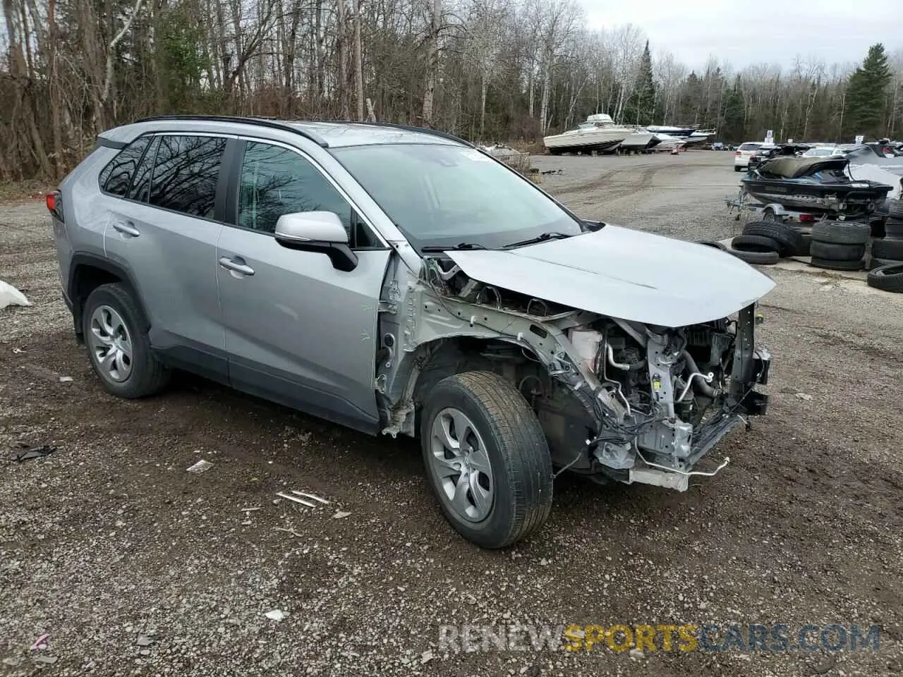 4 fotografías del automóvil dañado 2T3B1RFV2MC207084 TOYOTA RAV4 2021