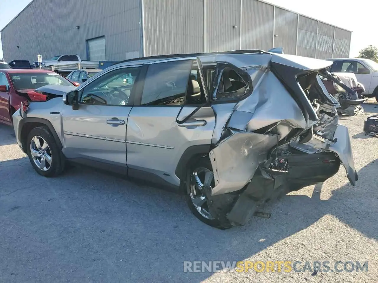 2 fotografías del automóvil dañado 2T3B6RFV0MW008793 TOYOTA RAV4 2021
