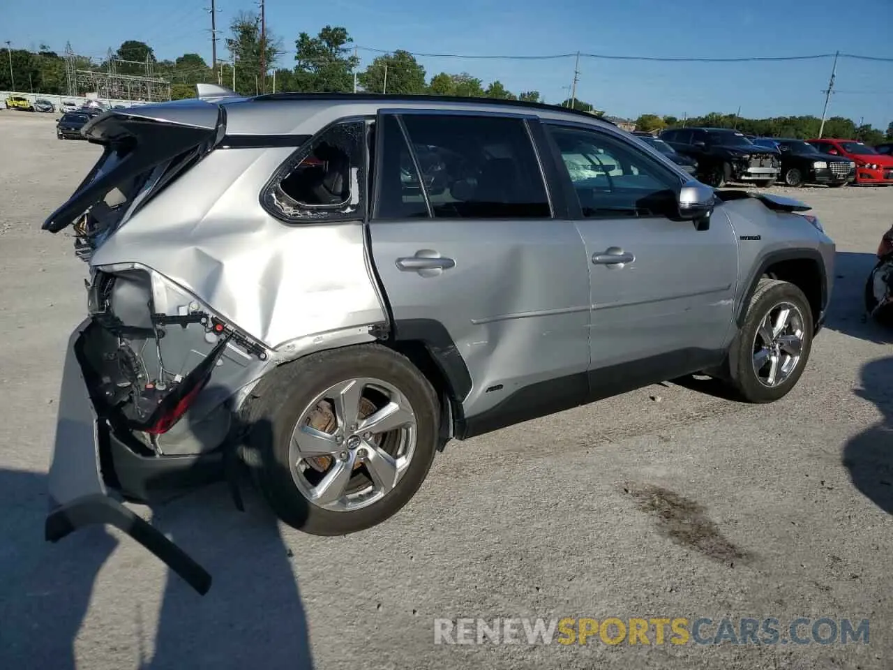 3 fotografías del automóvil dañado 2T3B6RFV0MW008793 TOYOTA RAV4 2021