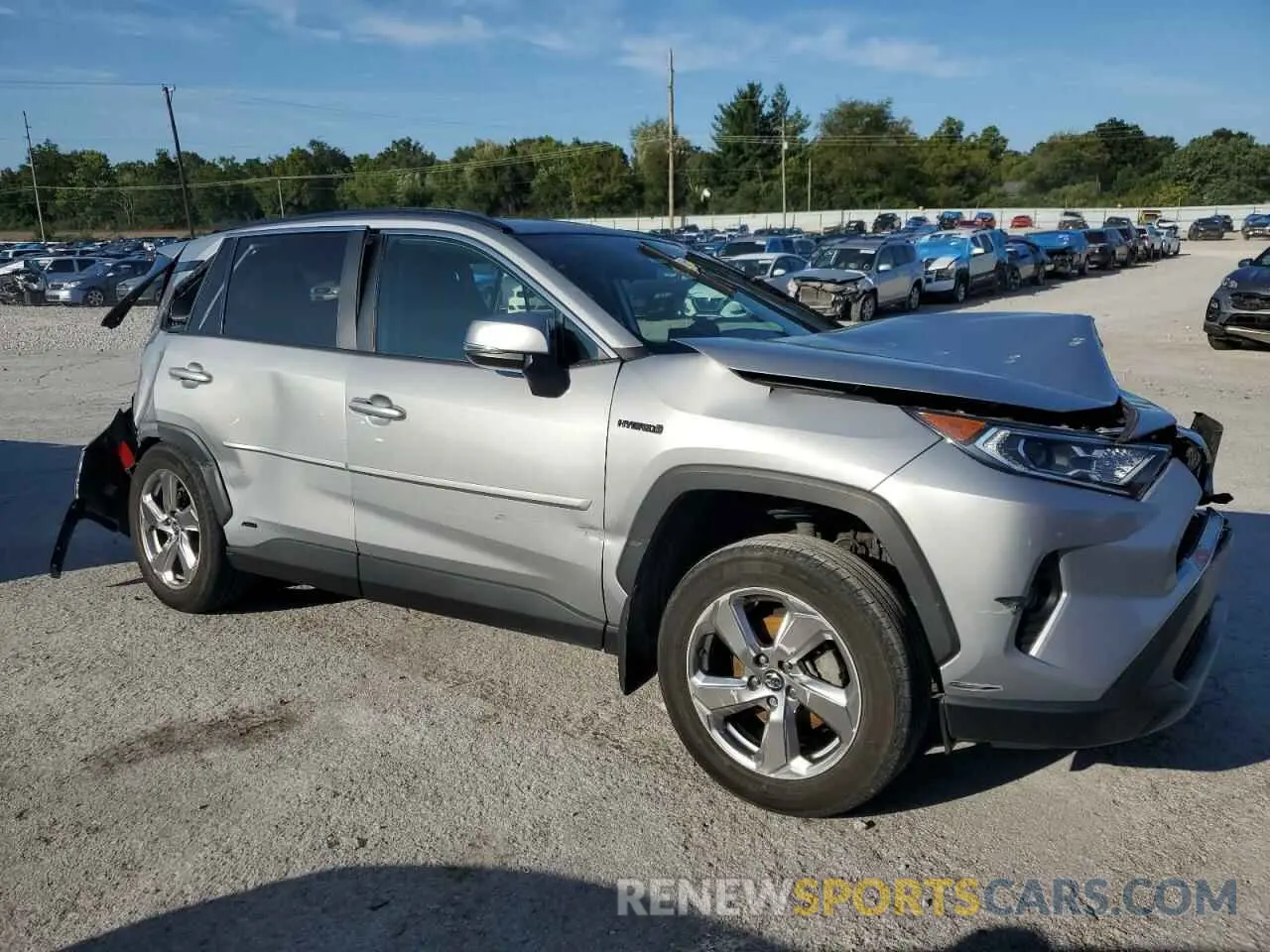 4 fotografías del automóvil dañado 2T3B6RFV0MW008793 TOYOTA RAV4 2021