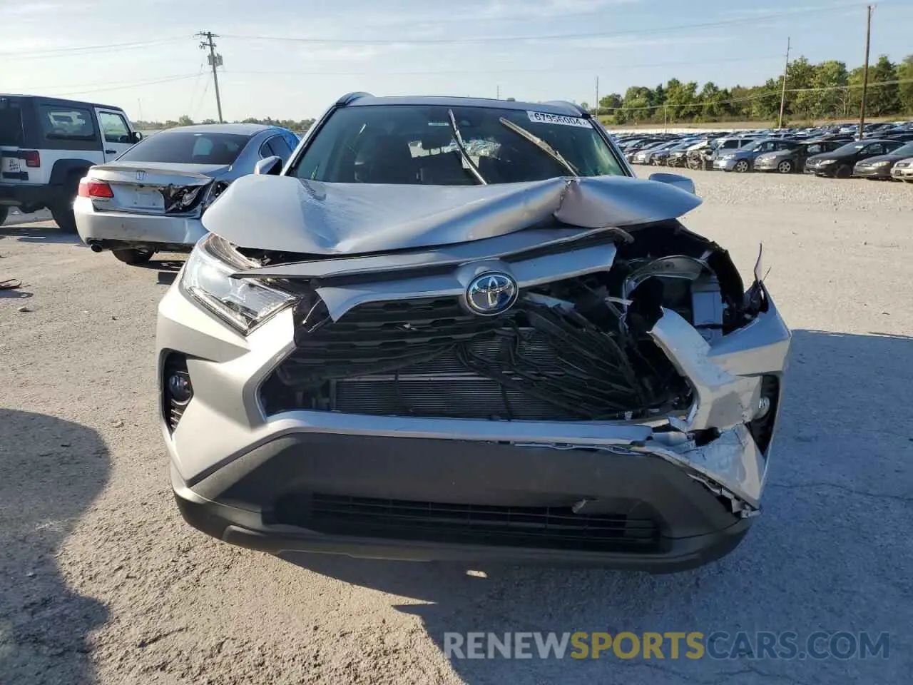 5 fotografías del automóvil dañado 2T3B6RFV0MW008793 TOYOTA RAV4 2021