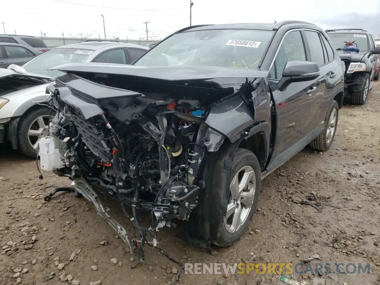 2 fotografías del automóvil dañado 2T3B6RFV2MW028477 TOYOTA RAV4 2021