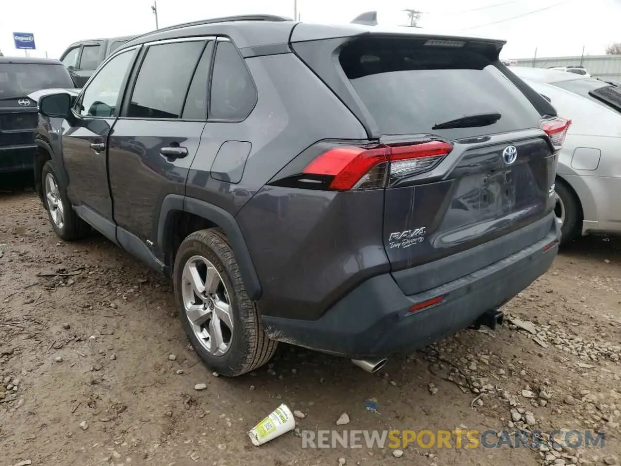 3 fotografías del automóvil dañado 2T3B6RFV2MW028477 TOYOTA RAV4 2021