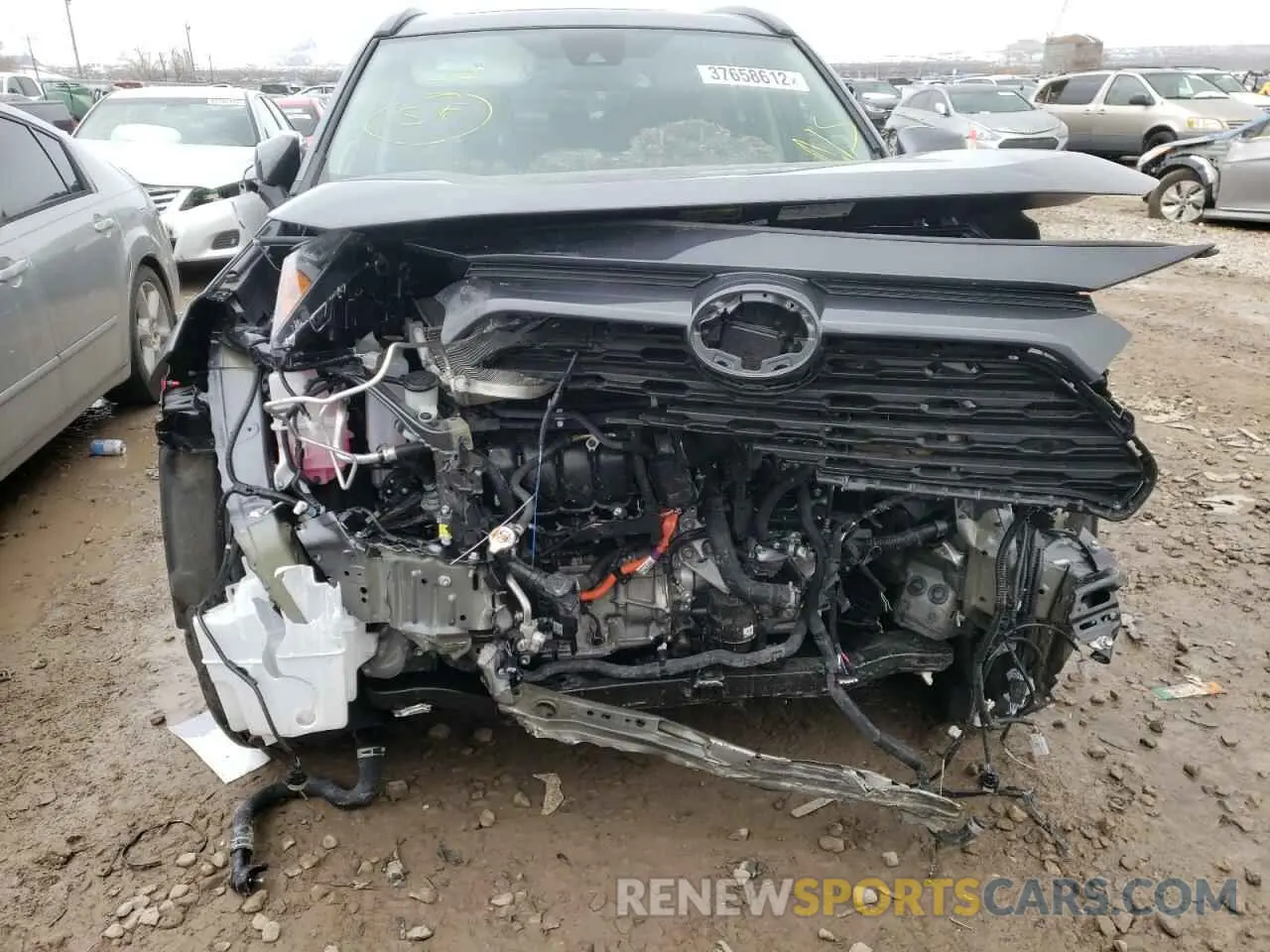 9 fotografías del automóvil dañado 2T3B6RFV2MW028477 TOYOTA RAV4 2021