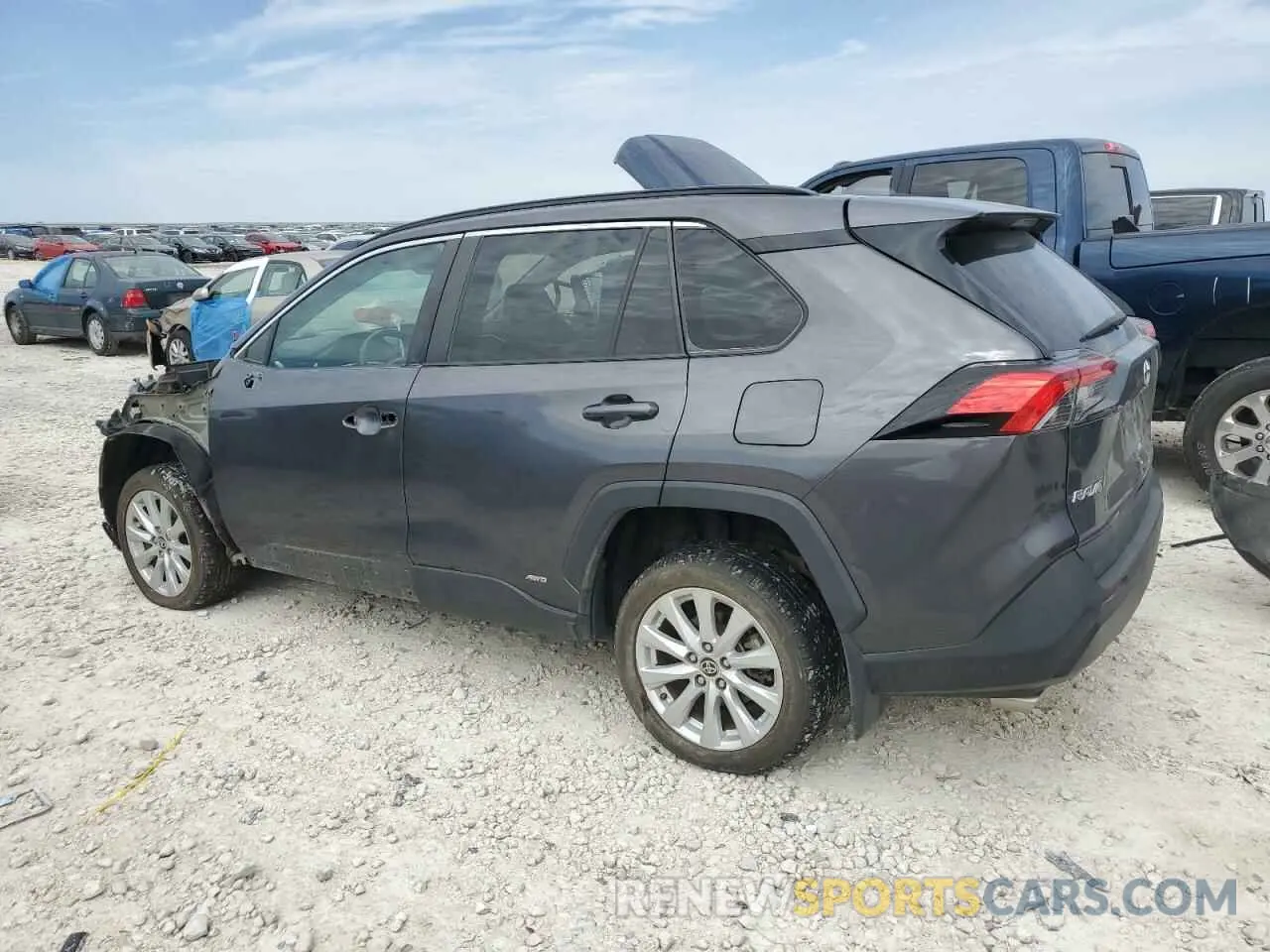 2 fotografías del automóvil dañado 2T3B6RFV5MW017361 TOYOTA RAV4 2021