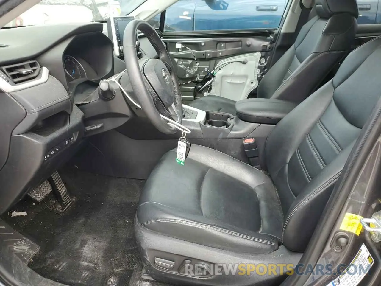 7 fotografías del automóvil dañado 2T3B6RFV5MW017361 TOYOTA RAV4 2021