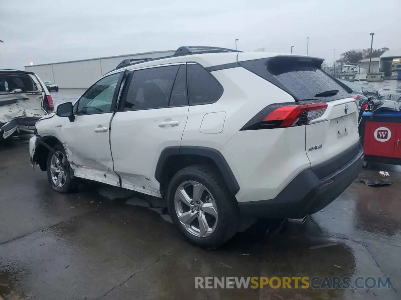 2 fotografías del automóvil dañado 2T3B6RFV7MW021394 TOYOTA RAV4 2021