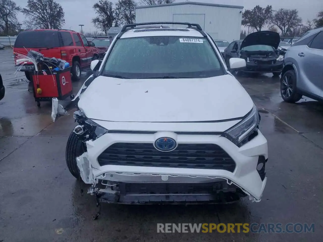 5 fotografías del automóvil dañado 2T3B6RFV7MW021394 TOYOTA RAV4 2021