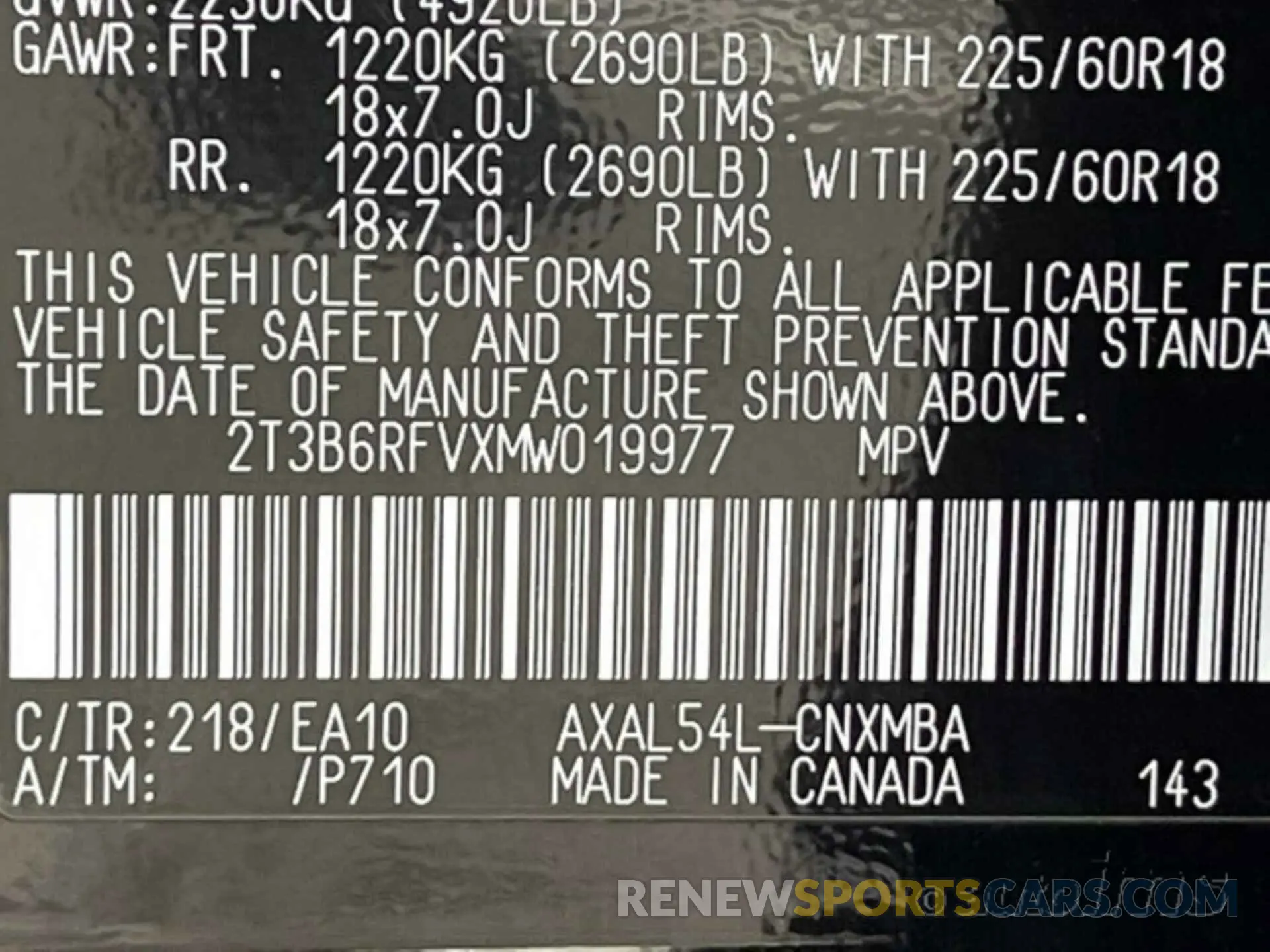 14 fotografías del automóvil dañado 2T3B6RFVXMW019977 TOYOTA RAV4 2021