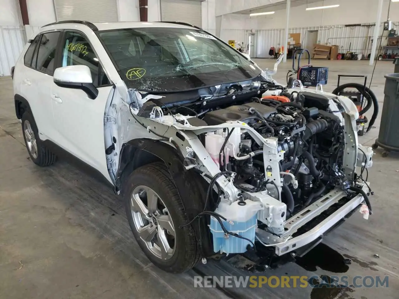 1 fotografías del automóvil dañado 2T3B6RFVXMW029151 TOYOTA RAV4 2021