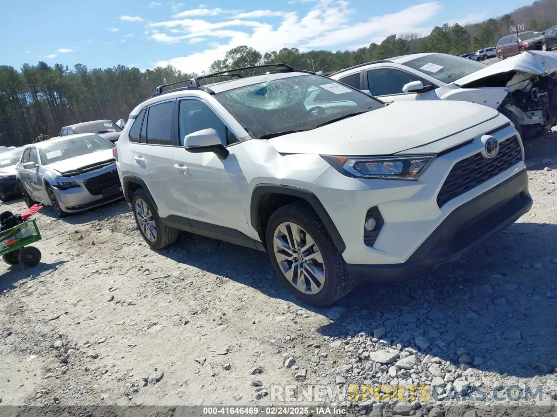 1 fotografías del automóvil dañado 2T3C1RFV0MW127432 TOYOTA RAV4 2021