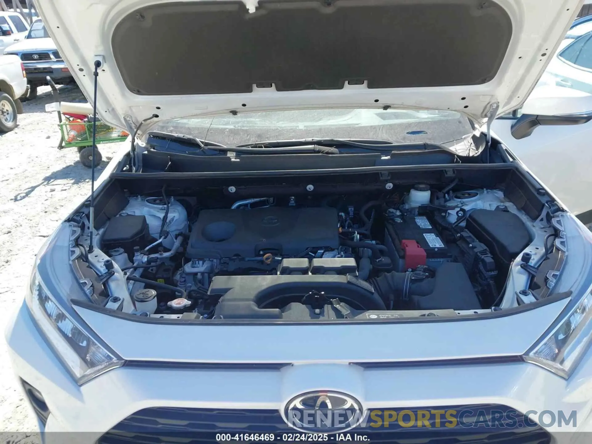 10 fotografías del automóvil dañado 2T3C1RFV0MW127432 TOYOTA RAV4 2021