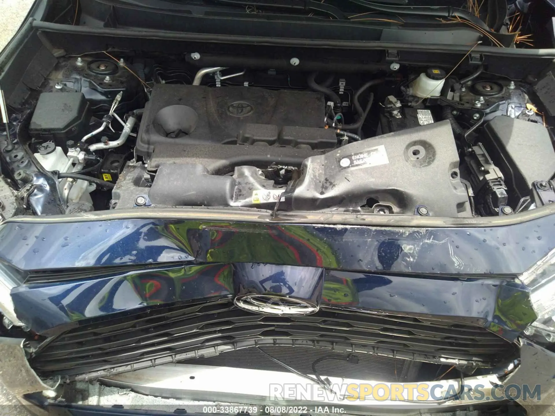 10 fotografías del automóvil dañado 2T3C1RFV0MW133537 TOYOTA RAV4 2021