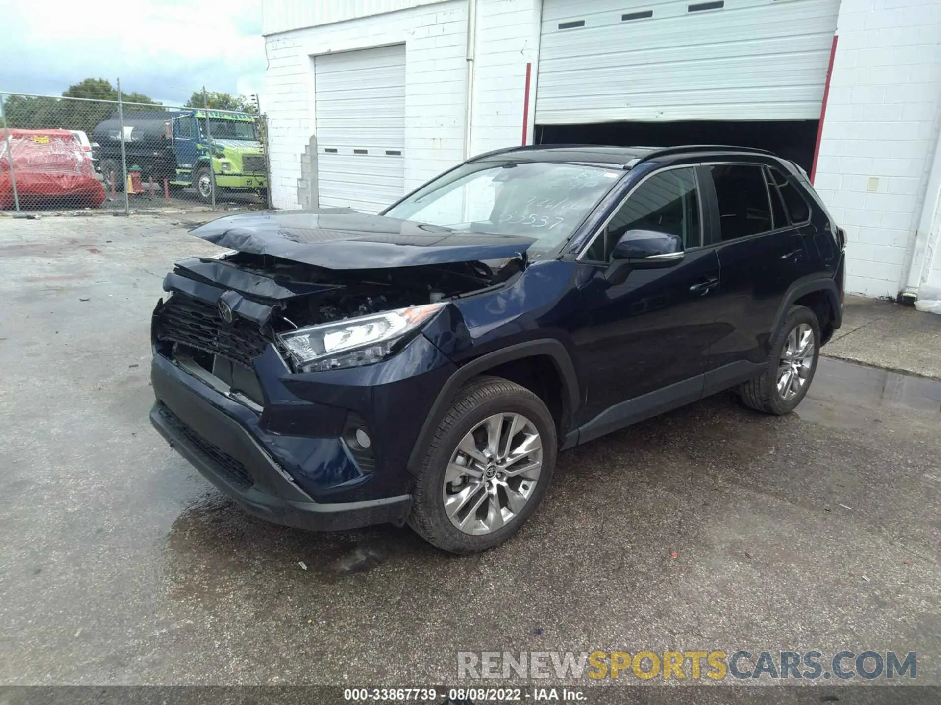 2 fotografías del automóvil dañado 2T3C1RFV0MW133537 TOYOTA RAV4 2021