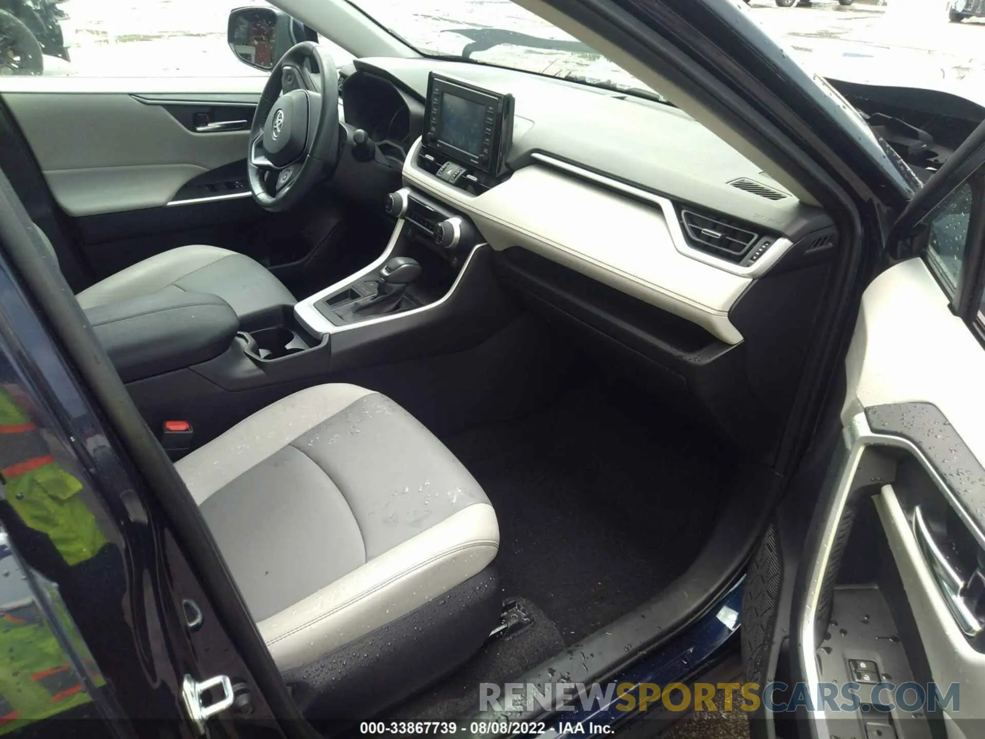 5 fotografías del automóvil dañado 2T3C1RFV0MW133537 TOYOTA RAV4 2021