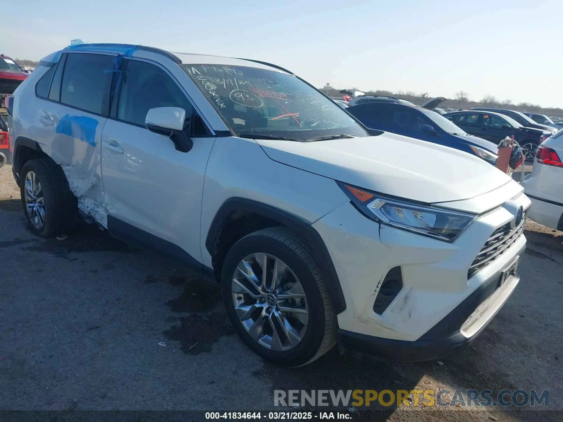 1 fotografías del automóvil dañado 2T3C1RFV0MW152654 TOYOTA RAV4 2021