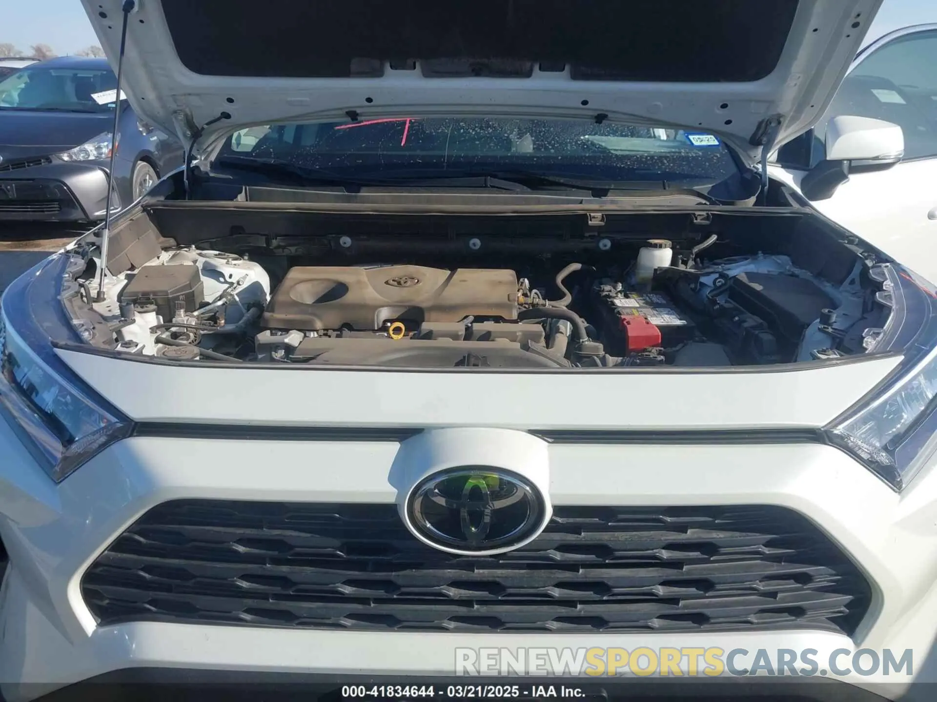 10 fotografías del automóvil dañado 2T3C1RFV0MW152654 TOYOTA RAV4 2021