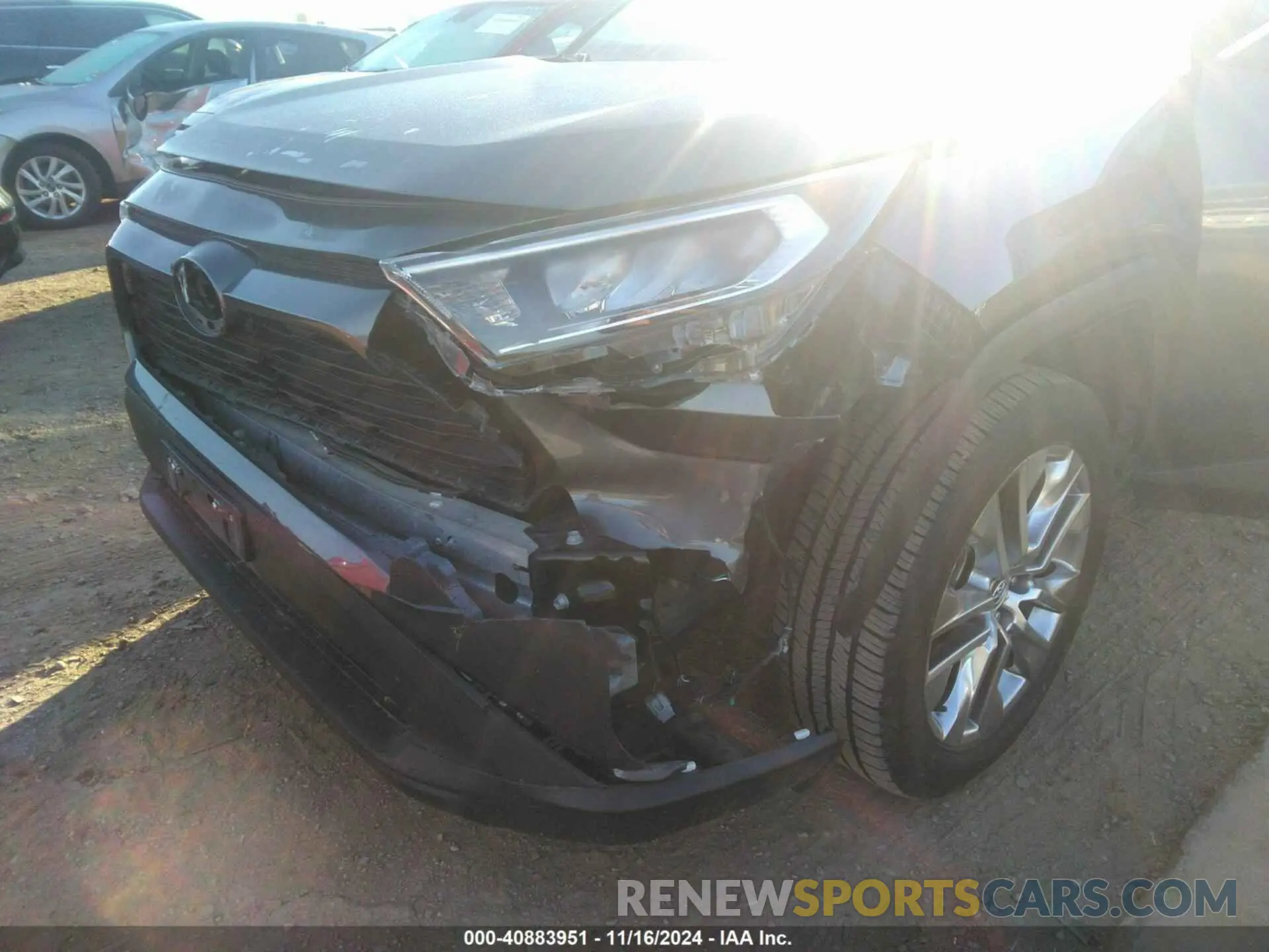 6 fotografías del automóvil dañado 2T3C1RFV1MC105246 TOYOTA RAV4 2021