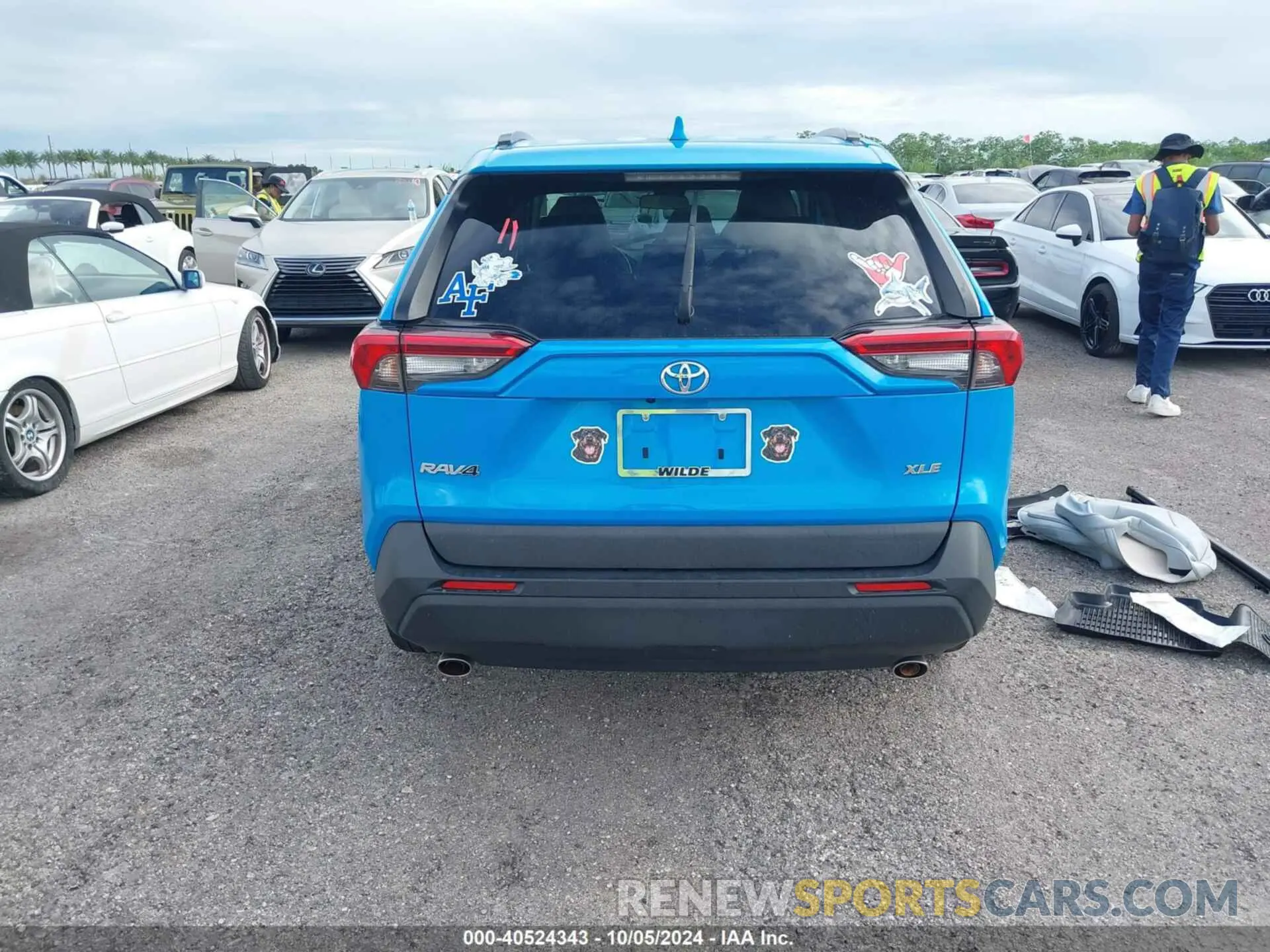 16 fotografías del automóvil dañado 2T3C1RFV1MW154137 TOYOTA RAV4 2021