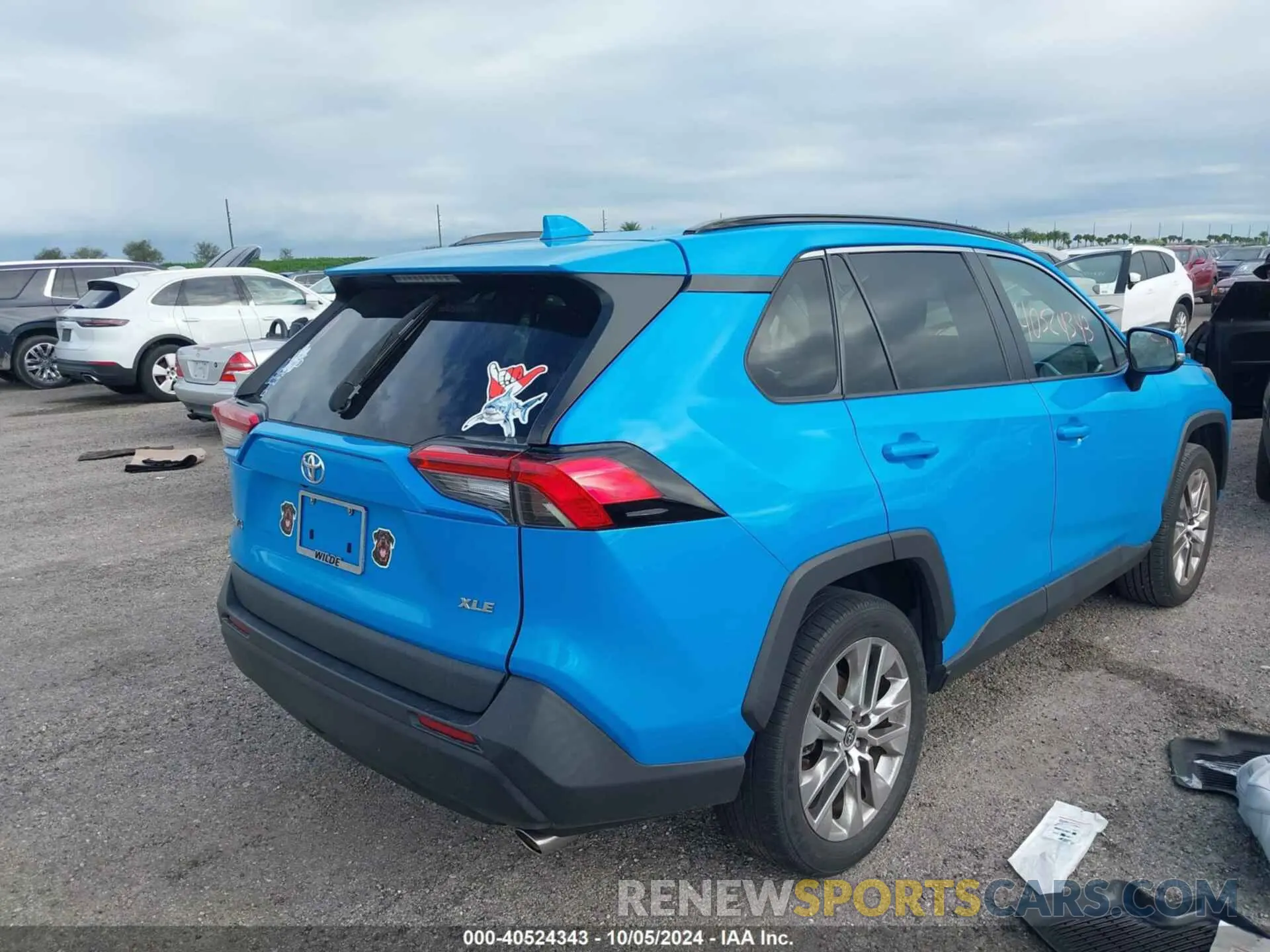 4 fotografías del automóvil dañado 2T3C1RFV1MW154137 TOYOTA RAV4 2021