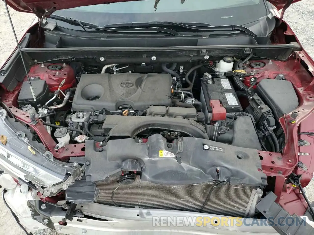 12 fotografías del automóvil dañado 2T3C1RFV2MW169004 TOYOTA RAV4 2021