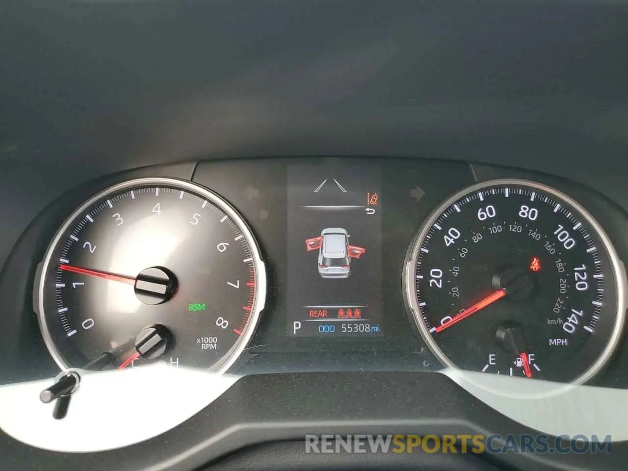 9 fotografías del automóvil dañado 2T3C1RFV2MW169004 TOYOTA RAV4 2021