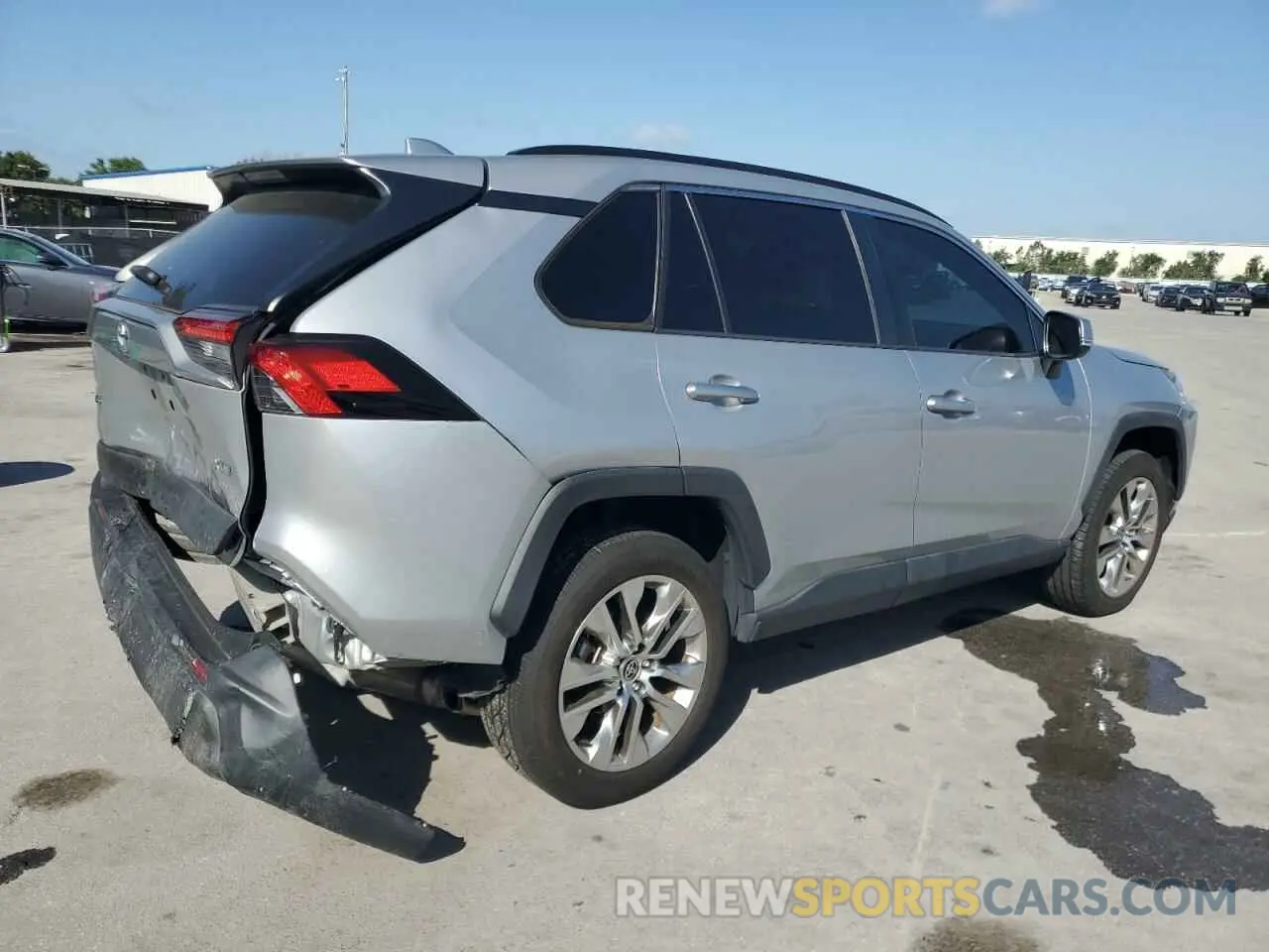 3 fotografías del automóvil dañado 2T3C1RFV2MW170802 TOYOTA RAV4 2021