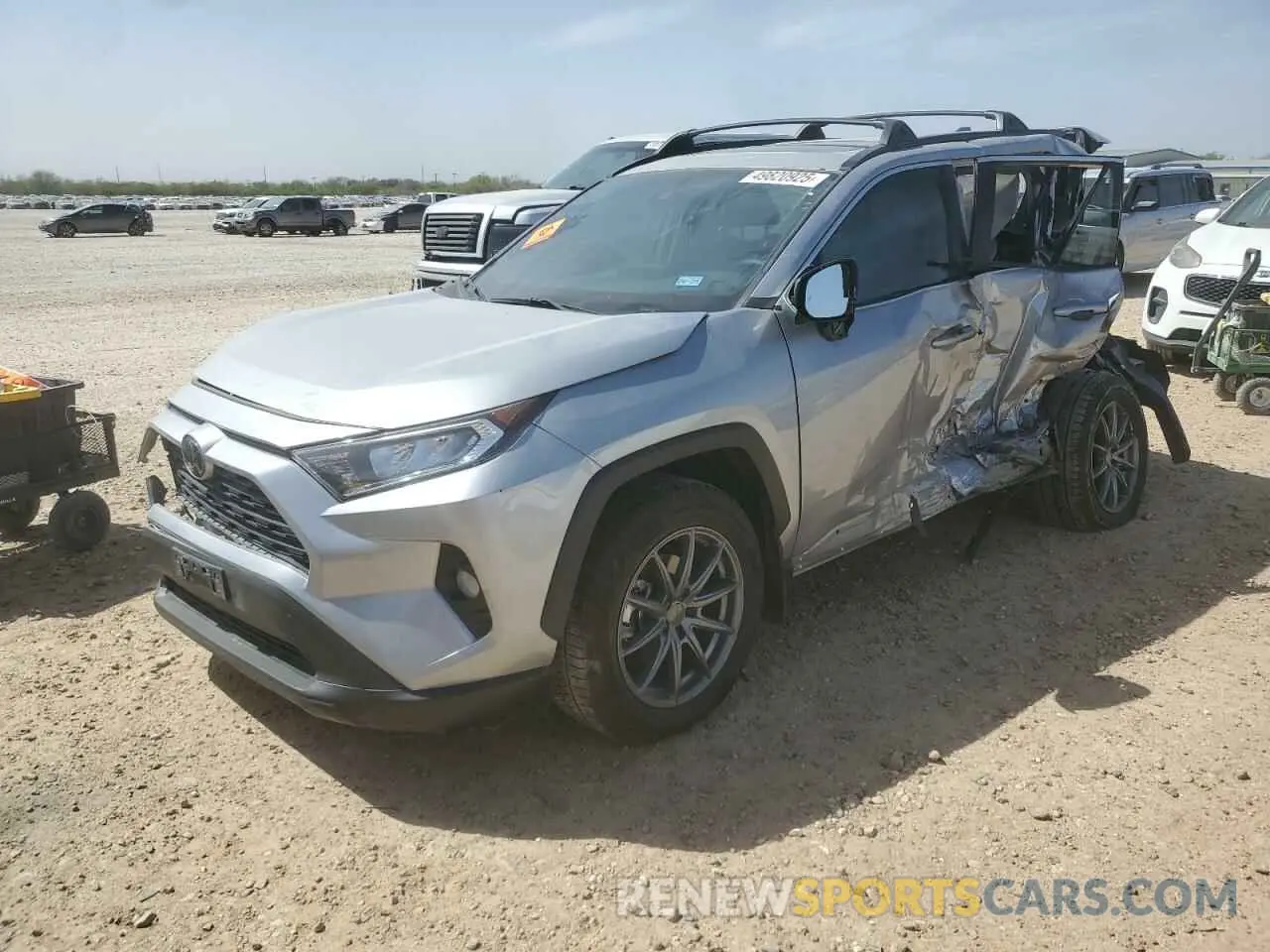 1 fotografías del automóvil dañado 2T3C1RFV3MC098588 TOYOTA RAV4 2021