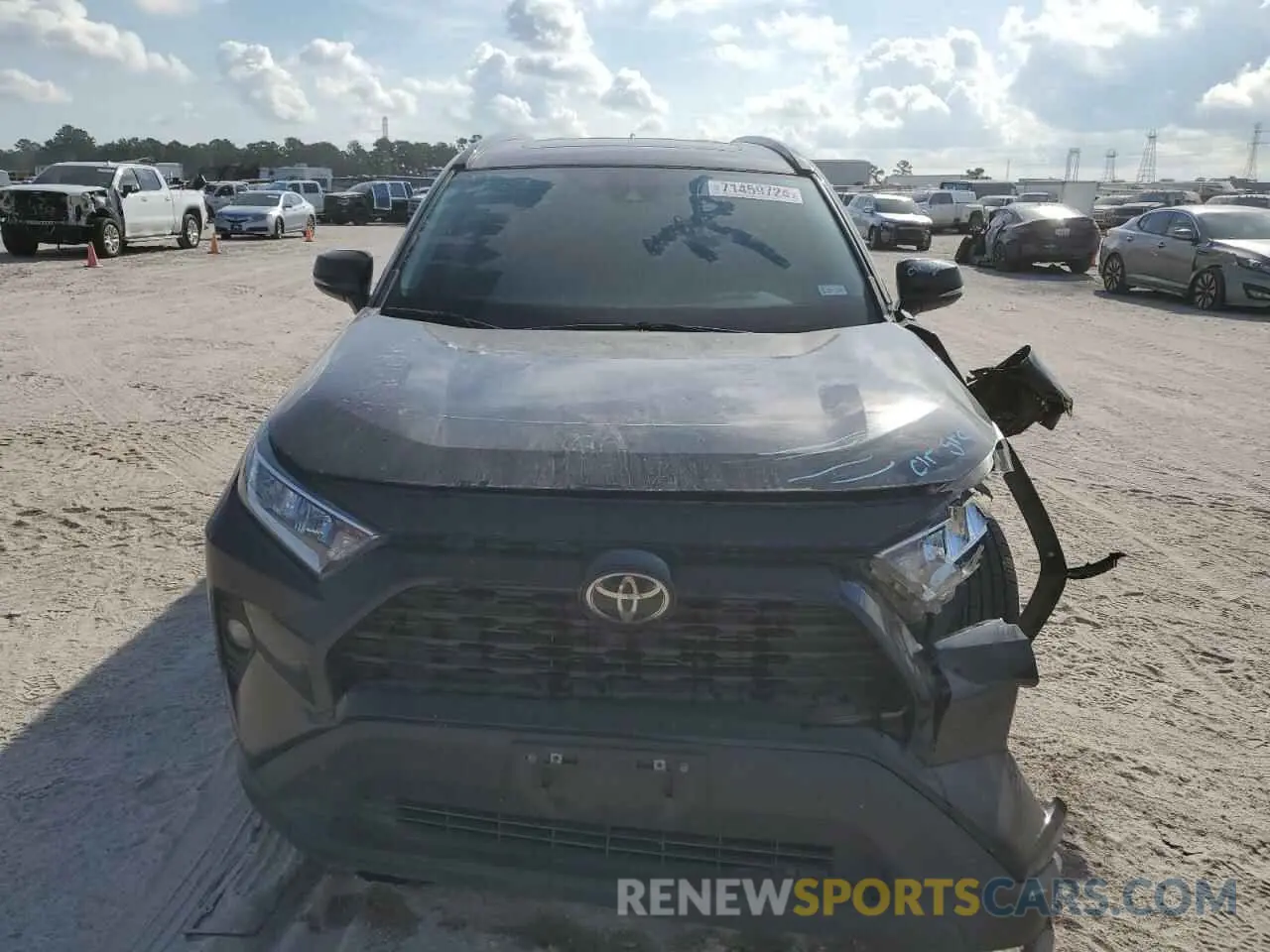 5 fotografías del automóvil dañado 2T3C1RFV3MW104338 TOYOTA RAV4 2021