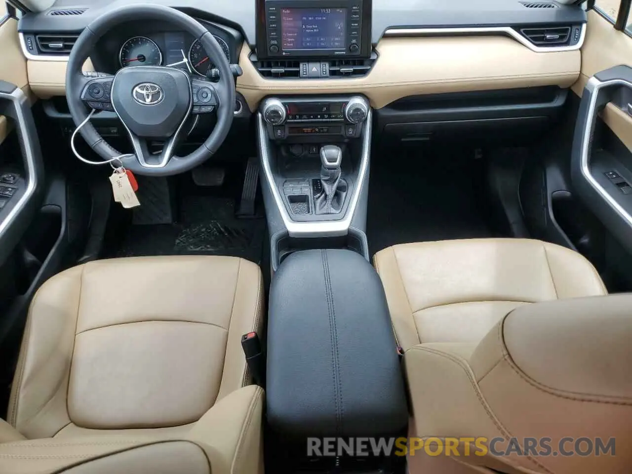 8 fotografías del automóvil dañado 2T3C1RFV4MW112786 TOYOTA RAV4 2021