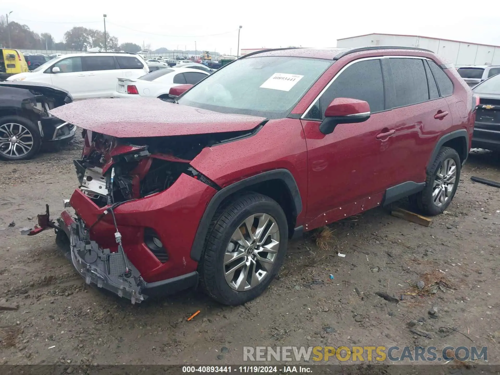 2 fotografías del automóvil dañado 2T3C1RFV4MW133895 TOYOTA RAV4 2021
