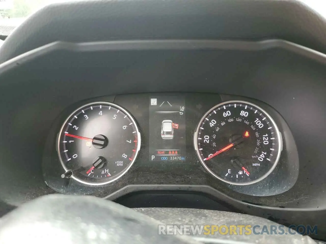 9 fotografías del automóvil dañado 2T3C1RFV4MW167416 TOYOTA RAV4 2021