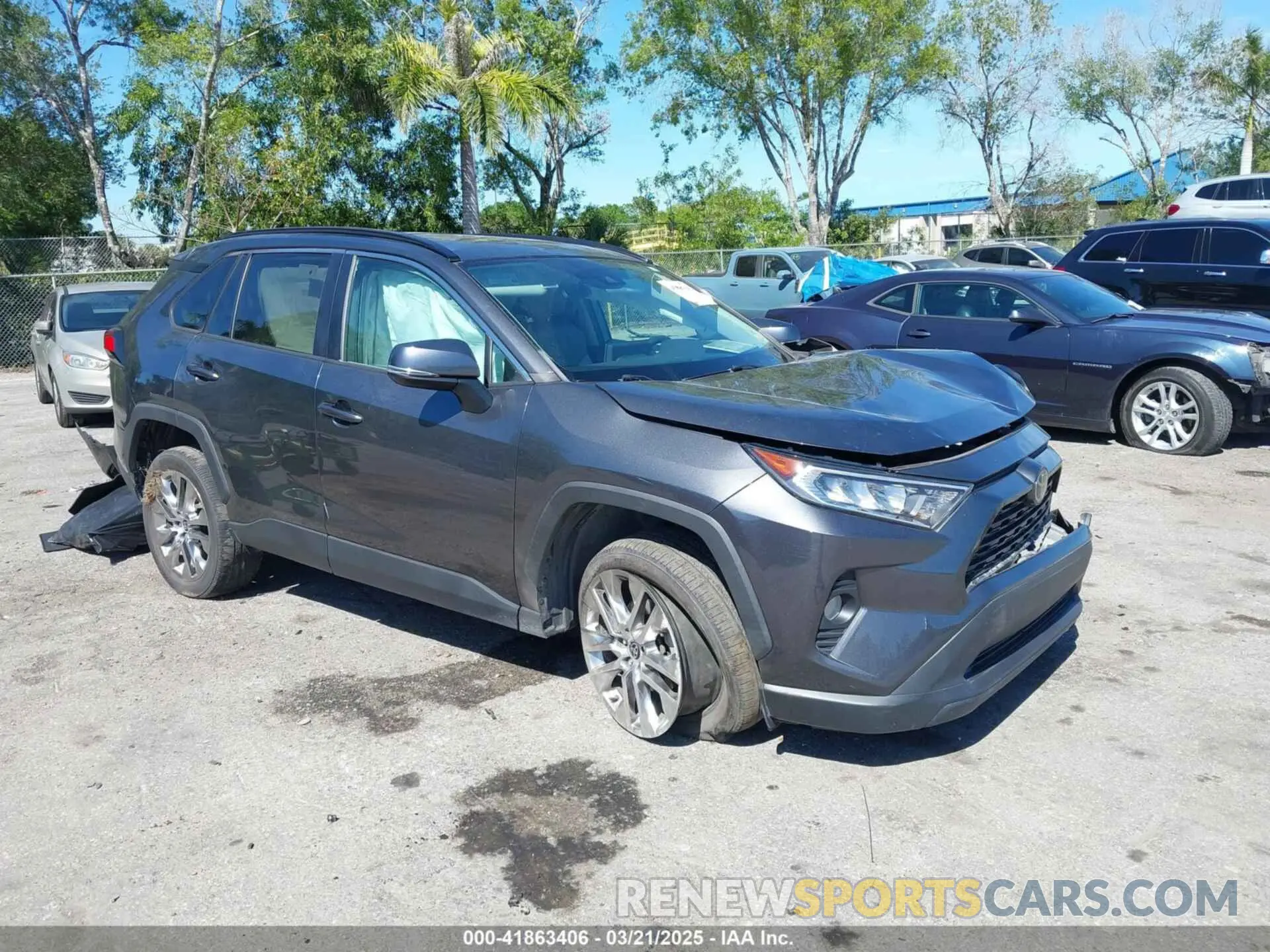 1 fotografías del automóvil dañado 2T3C1RFV5MC110773 TOYOTA RAV4 2021