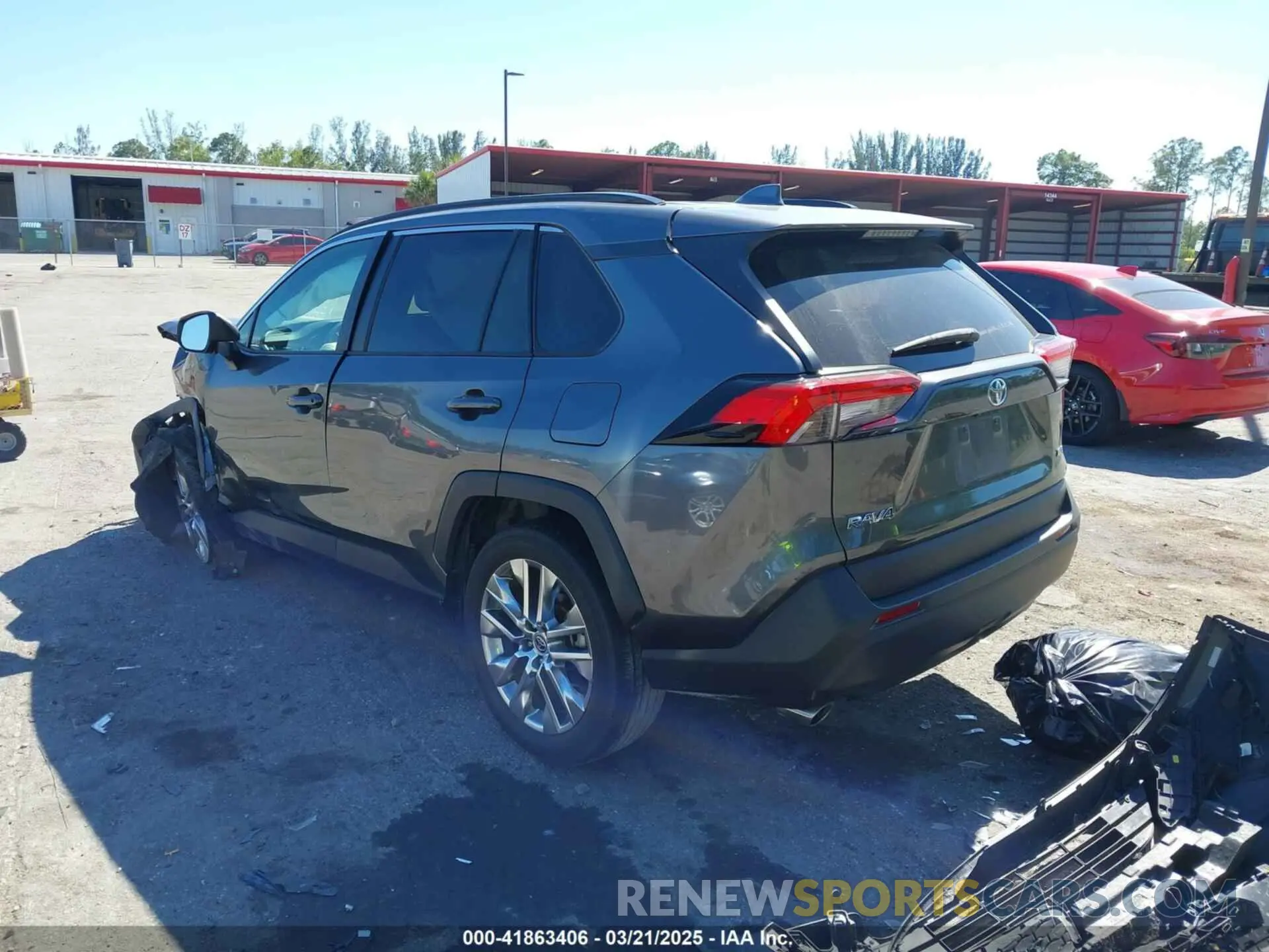 3 fotografías del automóvil dañado 2T3C1RFV5MC110773 TOYOTA RAV4 2021