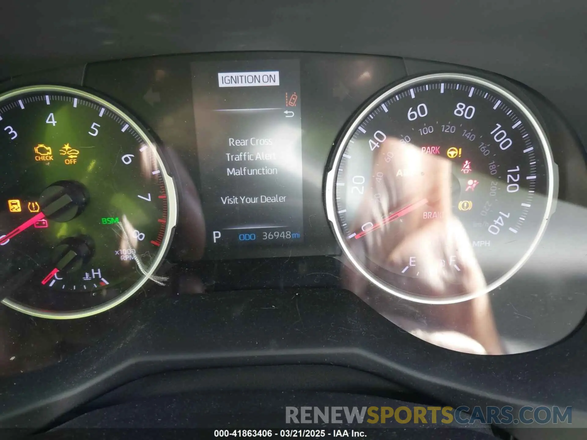 7 fotografías del automóvil dañado 2T3C1RFV5MC110773 TOYOTA RAV4 2021