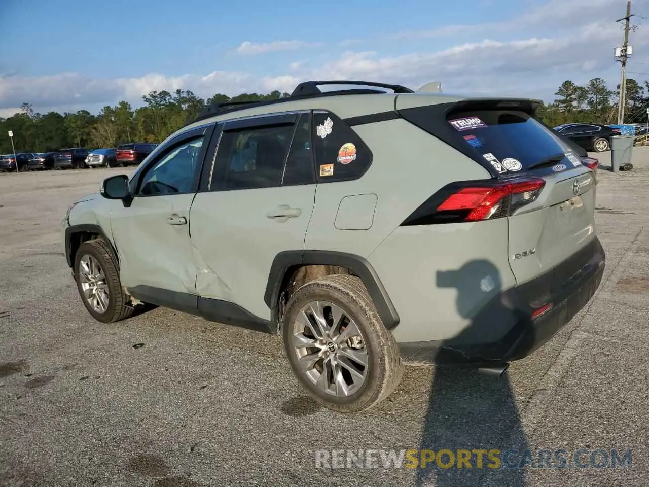 2 fotografías del automóvil dañado 2T3C1RFV5MW162208 TOYOTA RAV4 2021