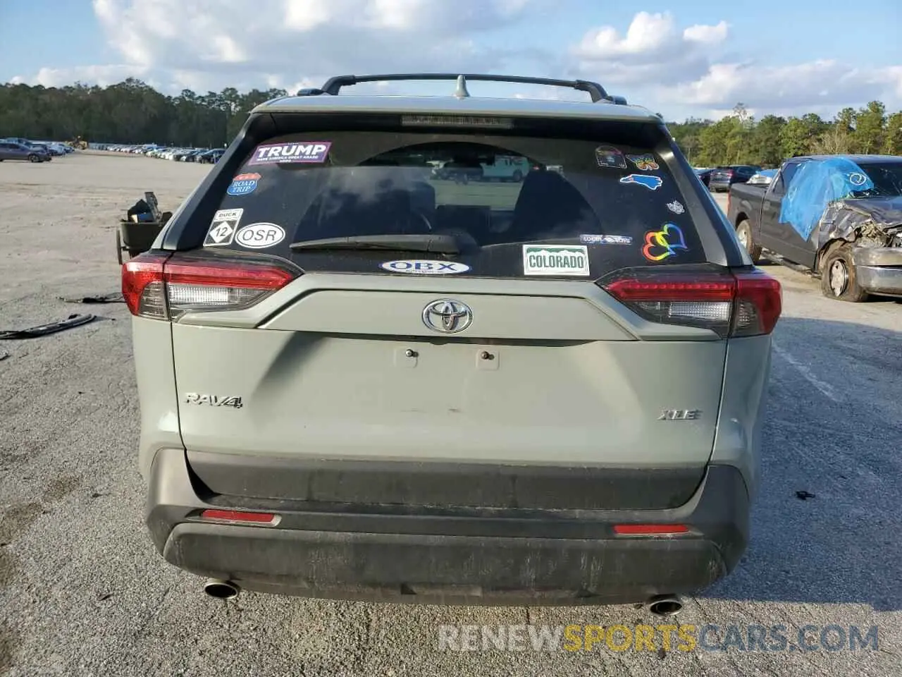 6 fotografías del automóvil dañado 2T3C1RFV5MW162208 TOYOTA RAV4 2021