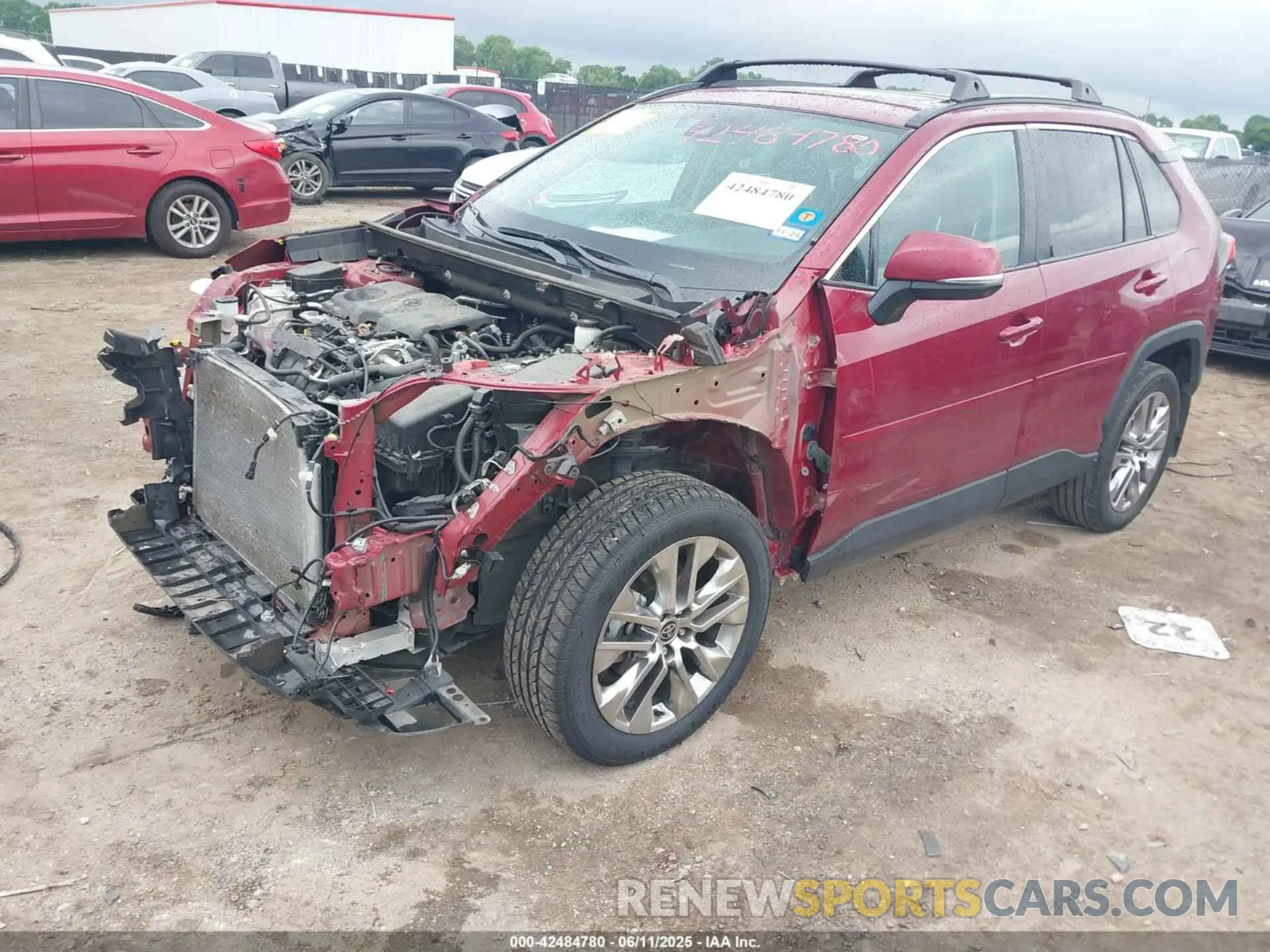 2 fotografías del automóvil dañado 2T3C1RFV5MW175069 TOYOTA RAV4 2021