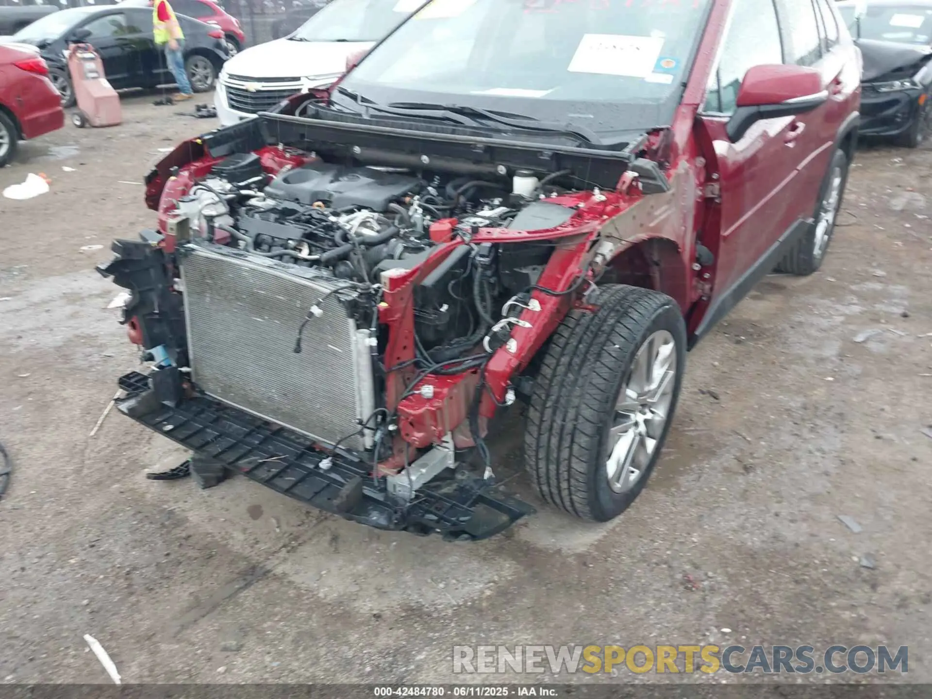 6 fotografías del automóvil dañado 2T3C1RFV5MW175069 TOYOTA RAV4 2021