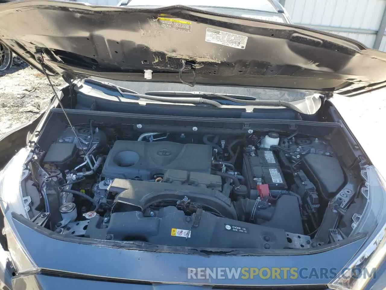 11 fotografías del automóvil dañado 2T3C1RFV6MC143877 TOYOTA RAV4 2021