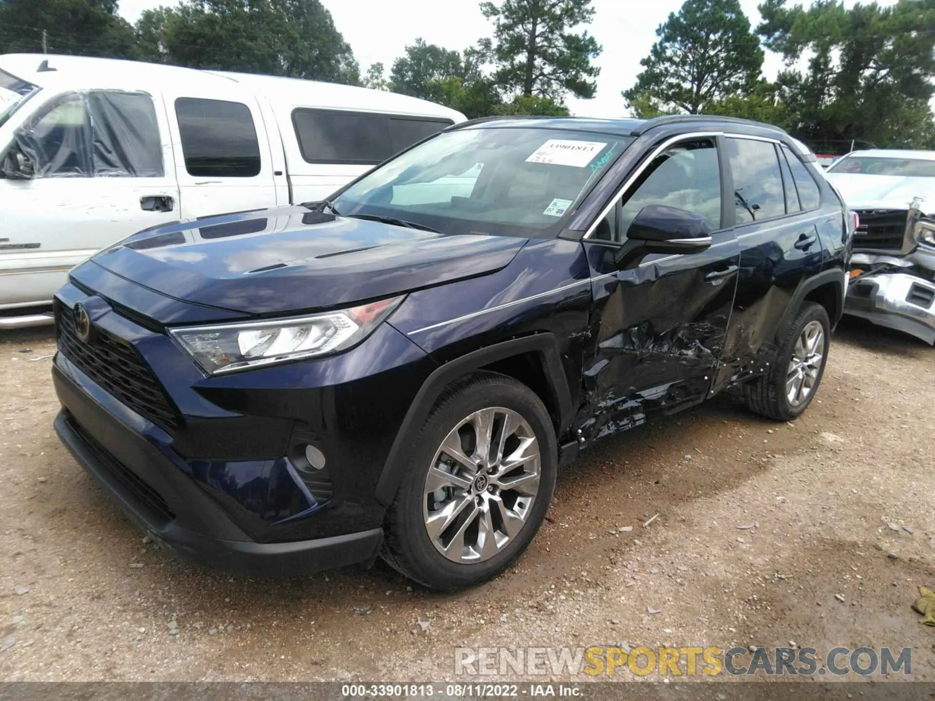 2 fotografías del automóvil dañado 2T3C1RFV6MW148477 TOYOTA RAV4 2021