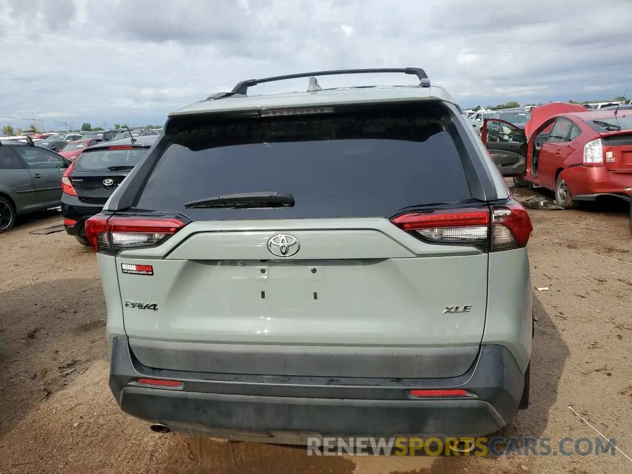 6 fotografías del automóvil dañado 2T3C1RFV6MW154828 TOYOTA RAV4 2021